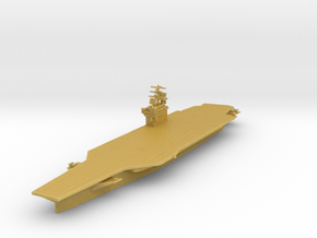 USS Nimitz CVN-68 in Tan Fine Detail Plastic: 1:1800