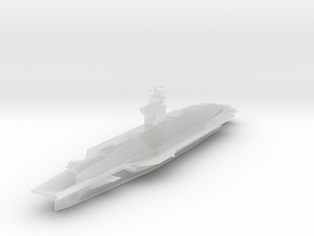 USS Nimitz CVN-68 in Clear Ultra Fine Detail Plastic: 1:1800