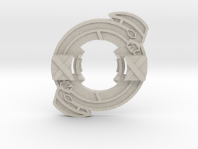 Beyblade Sarcophalon | Anime Attack Ring in Natural Sandstone