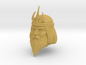 King Mercia Head Vintage in Tan Fine Detail Plastic