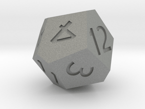 d12 Pyritohedron Variant in Gray PA12