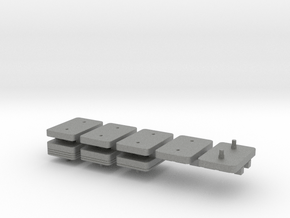 HO 8x Weights  in Gray PA12