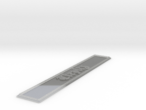 Nameplate Tirpitz (20 cm) in Clear Ultra Fine Detail Plastic