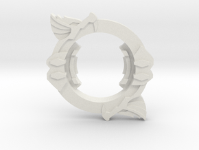 Beyblade Draculor | Anime Attack Ring in White Natural Versatile Plastic