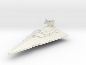Imperial-II Class Star Destroyer 1/20000 in White Natural Versatile Plastic