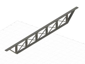 O-scale 1/48 Northern Ohio Traction catenary truss in Clear Ultra Fine Detail Plastic