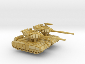 T-34-125U in Tan Fine Detail Plastic: 6mm