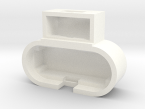 TOTO Flush Button Housing in White Smooth Versatile Plastic