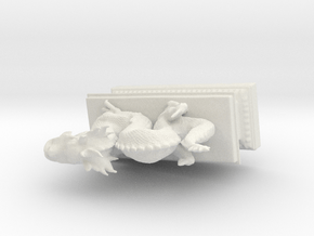 Dragon 3 in White Natural Versatile Plastic
