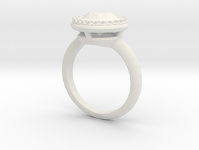ring140 in White Natural Versatile Plastic