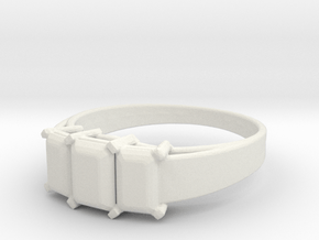 ring63 in White Natural Versatile Plastic