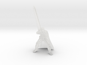 Guts Berserk HO scale 20mm miniature model fantasy in Clear Ultra Fine Detail Plastic