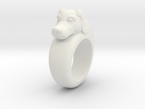 dog ring in White Natural Versatile Plastic