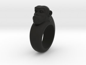 monkey ring in Black Natural Versatile Plastic