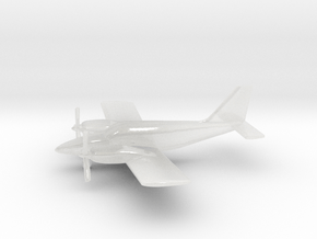 Piper PA-34-200T Seneca II in Clear Ultra Fine Detail Plastic: 1:200