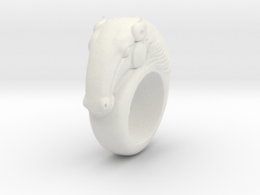 horse ring in White Natural Versatile Plastic