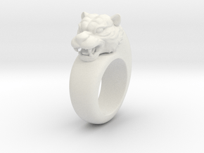 tiger ring in White Natural Versatile Plastic