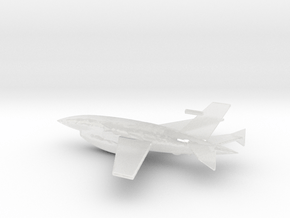 1/144 Scale BQM-34A Ryan Firebee Drone in Clear Ultra Fine Detail Plastic