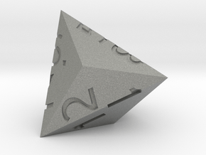 d12 Triakis Tetrahedron in Gray PA12
