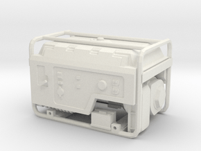 Generator  1:24 scale in White Natural TPE (SLS)