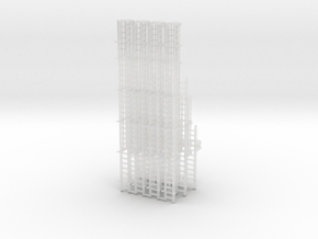 'N Scale' - Variety Pack of Caged Ladders in Clear Ultra Fine Detail Plastic