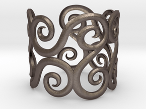 antique in Polished Bronzed Silver Steel