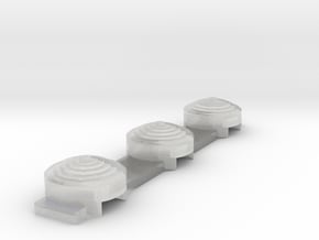 Swiss Railway Signal Lenses V3 in Clear Ultra Fine Detail Plastic