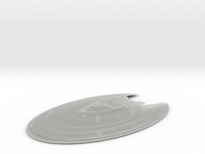 1/1400 Excelsior II Class Saucer Top in Clear Ultra Fine Detail Plastic