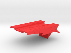 1/1400 Excelsior II Class Impulse Deck in Red Smooth Versatile Plastic