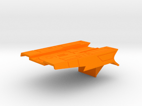 1/1400 Excelsior II Class Impulse Deck in Orange Smooth Versatile Plastic