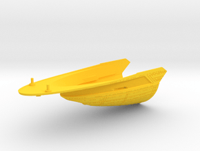 1/1400 Excelsior II Class Secondary Hull Front in Yellow Smooth Versatile Plastic