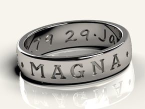 Uncharted Ring (movie version) in Polished Silver: 10.5 / 62.75