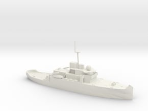 1/500 Scale USCGC Acushnet WMEC-167 in White Natural Versatile Plastic