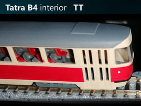 Tatra B4 TT [interior] in Tan Fine Detail Plastic