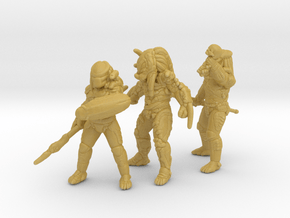 Primal Predators 15mm set miniature models scifi in Tan Fine Detail Plastic