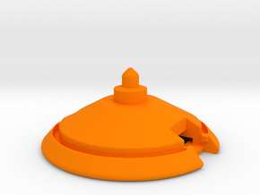 Beyblade SG Sharp Base Mold 2 | Bakuten Compatible in Orange Processed Versatile Plastic