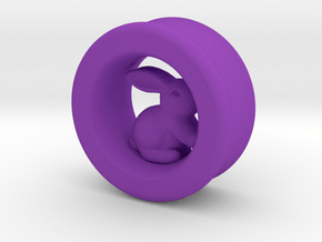 Rabbit Gauge, 1" in Purple Smooth Versatile Plastic