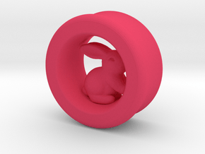 Rabbit Gauge, 1" in Pink Smooth Versatile Plastic