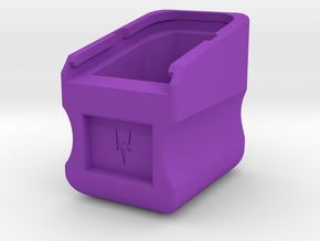 Glock +5 Mag Extension in Purple Smooth Versatile Plastic