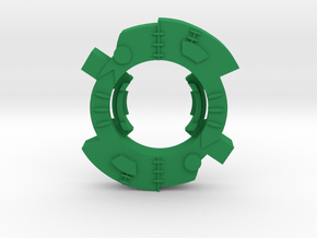Beyblade Shamblor | Anime Attack Ring in Green Processed Versatile Plastic