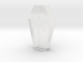 Warhammer 40K Necron Mephrit Dynasty V1 - 5cm in Clear Ultra Fine Detail Plastic