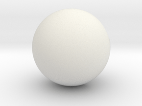 Wrecking ball 10,00to "Ferraro" style - scale 1/50 in White Natural Versatile Plastic