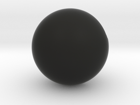 Wrecking ball 10,00to "Ferraro" style - scale 1/50 in Black Premium Versatile Plastic