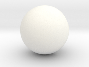 Wrecking ball 10,00to "Ferraro" style - scale 1/50 in White Smooth Versatile Plastic