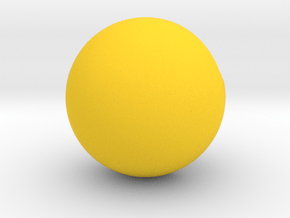 Wrecking ball 10,00to "Ferraro" style - scale 1/50 in Yellow Smooth Versatile Plastic