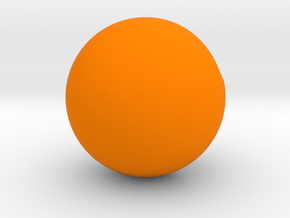 Wrecking ball 10,00to "Ferraro" style - scale 1/50 in Orange Smooth Versatile Plastic
