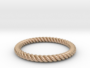Rope Ring in 9K Rose Gold 