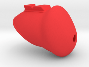 X3s Classic L=70mm, 8mm hole in Red Smooth Versatile Plastic: Small