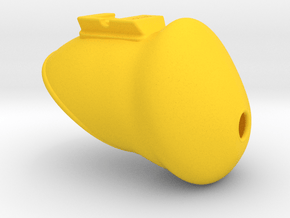 X3s Classic L=70mm, 8mm hole in Yellow Smooth Versatile Plastic: Small