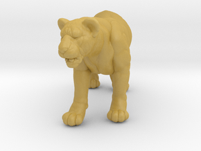 Lioness 20mm H0 scale animal miniature model wild in Tan Fine Detail Plastic